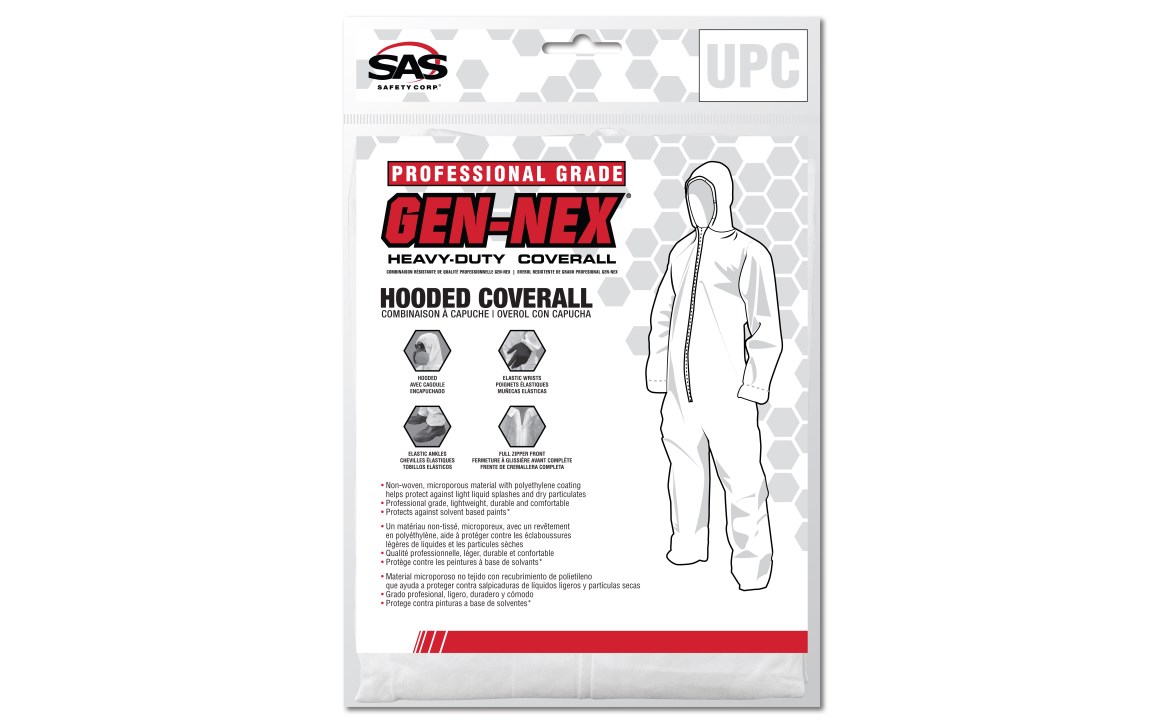 SAS Safety Group | Gen-Nex® Hooded Coverall